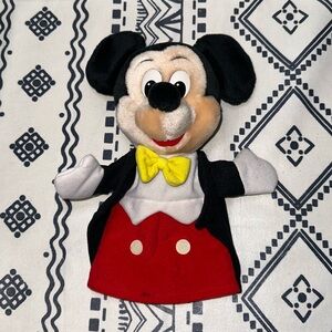 Vintage, Disneyland, Mickey Mouse Plush, Hand Puppet,‎ Walt Disney World